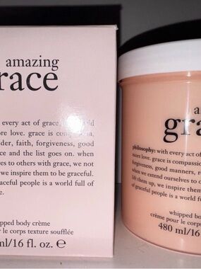 NEW PHILOSOPHY AMAZING GRACE WHIPPED BODY CREME 16 FL OZ NEW IN BOX